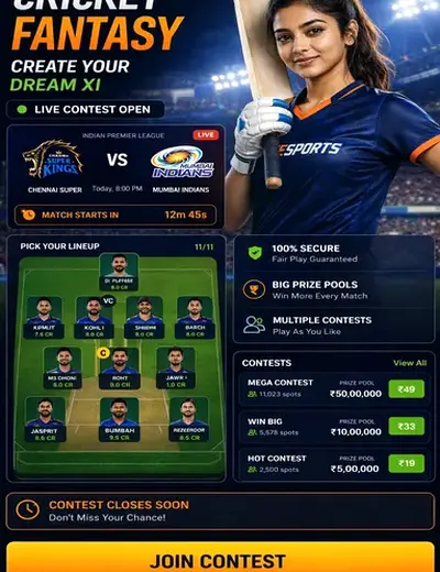 Dubai 786 (dubai matka 786) fantasy cricket & matchday visual 3